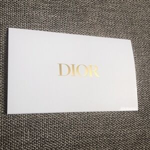 DIOR Gift Envelop with Interior Pocket 1 Envelope White Holiday Birthday